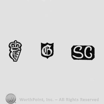 Mark with Harp Crowned; date-letter G and maker's | #121964