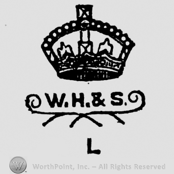 Mark with Crown above initials: W & H. Capital L | #139818