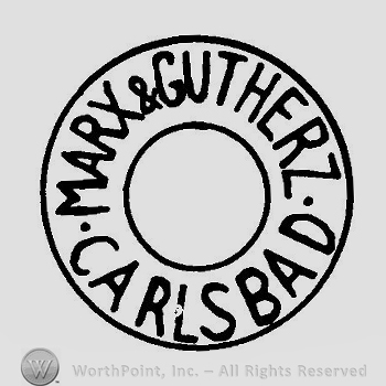 Mark with A double circle with the text Marx & | #155569