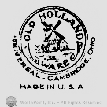 Mark with capital letters OLD HOLLAND up WARE | #16462
