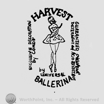 Mark with curved bold capital letters HARVEST up | #16465