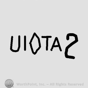 Mark with Word UITA and number 2. | #180997