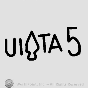 Mark with Word UITA and number 5 | #180999