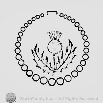 Mark with Cotton plant inside a circle. | #188719