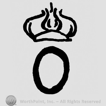 Mark with Letter O and a crown on top. | #268811