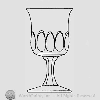 Mark with Warman's Pattern Glass Arched Ovals. | #274663