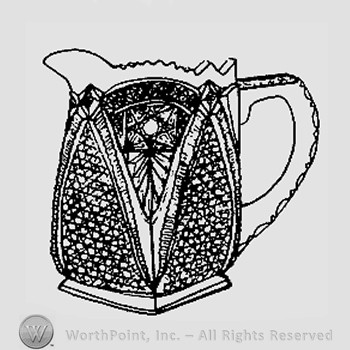 Mark with Warman's Pattern Glass Massachusetts. | #274932