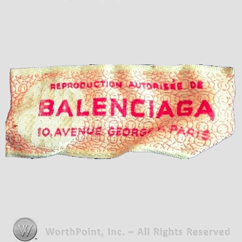 Mark with Clothing label : Balenciaga. | #383870