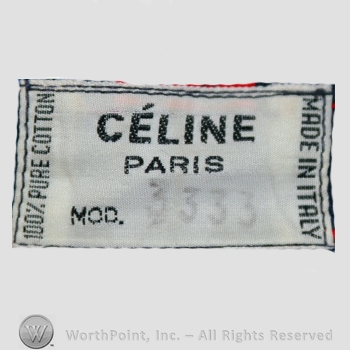 Mark with Clothing label : Celine. | #384374