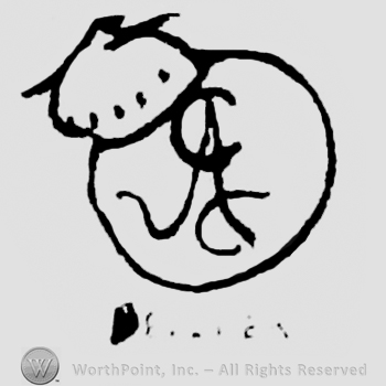 Mark with Monogram of letters Acc inside a circle | #62060