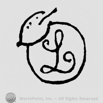 Mark with Stylish letter L inside a circle | #62062