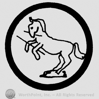 Mark with Pranced horse with a stick in his | #66229
