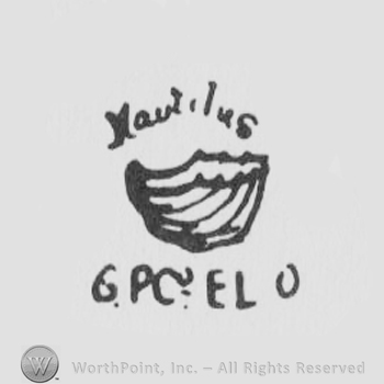 Mark with a clam shell with Nautilus G P Co EL O | #72121