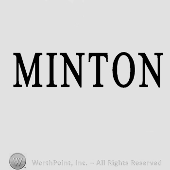 Mark with MINTON in uppercase letters | #74631