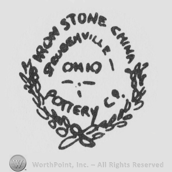 Mark with Iron Stone China Steubenville Ohio | #75014