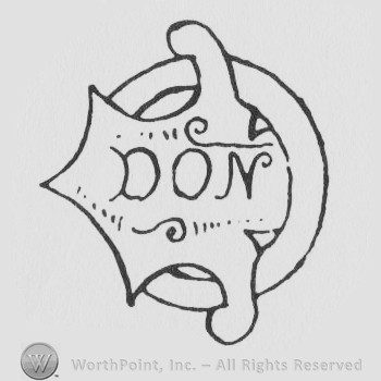 Mark with a round logo with the word DON inside | #75019