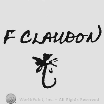 Mark with Capital handwriting F Claudon above | #89852